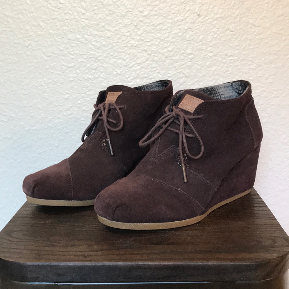 Toms Suede Booties.